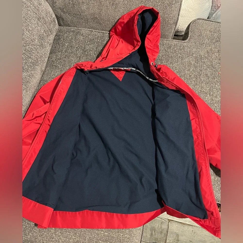 Tommy Hilfiger Red and Navy Windbreaker